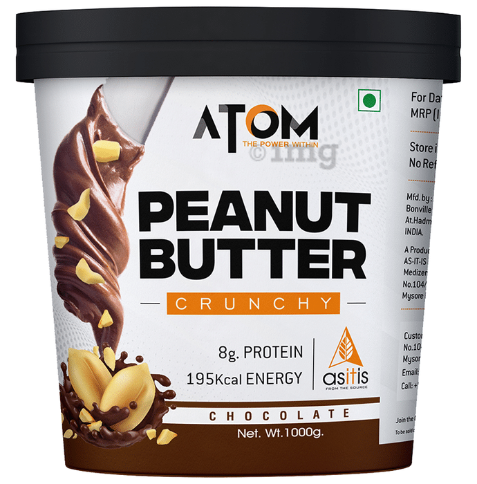 AS-IT-IS Nutrition Atom Peanut Butter Crunchy Chocolate
