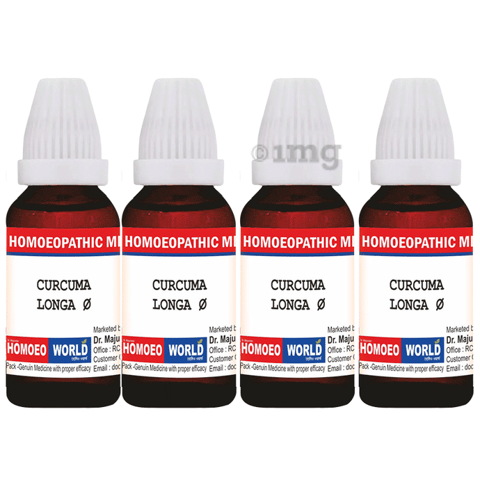 Dr. Majumder Homeo World Curcuma Longa Mother Tincture (30ml Each) Q