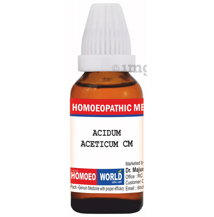 Dr. Majumder Homeo World Acidum Aceticum Dilution (30ml Each) CM