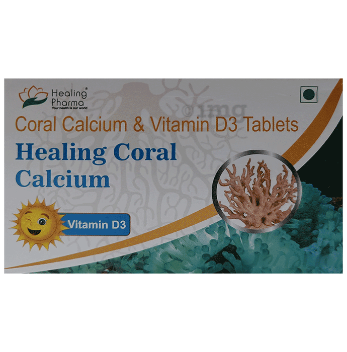 Healing Pharma Healing Coral Calcium Tablet Buy strip of 10.0 tablets