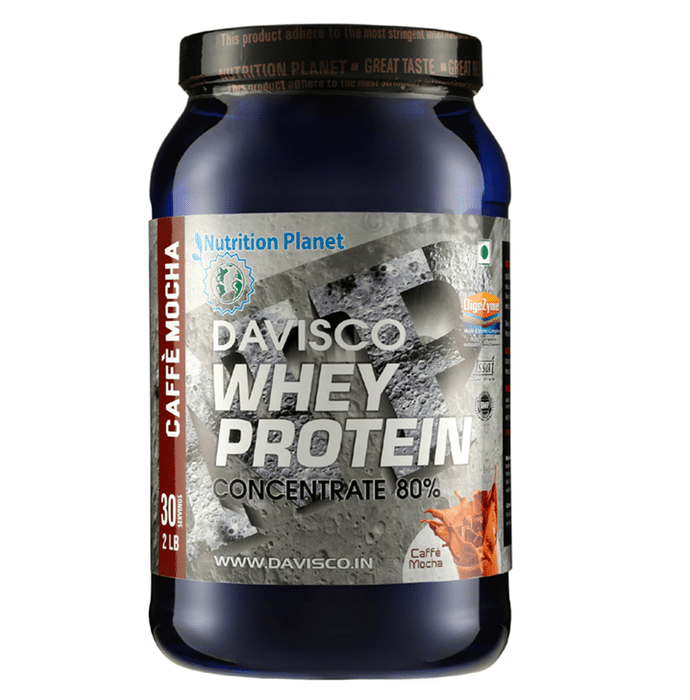 Nutrition Planet Davisco Whey Protein Concentrate 80% Powder Cafe Mocha