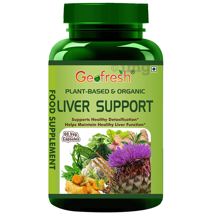 Geofresh Natural Plant Based & Organic Liver Support Veg Capsule
