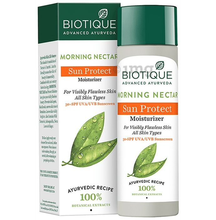 Biotique Morning Nectar Sun Protect Moisturizer | SPF 30+ Sunscreen