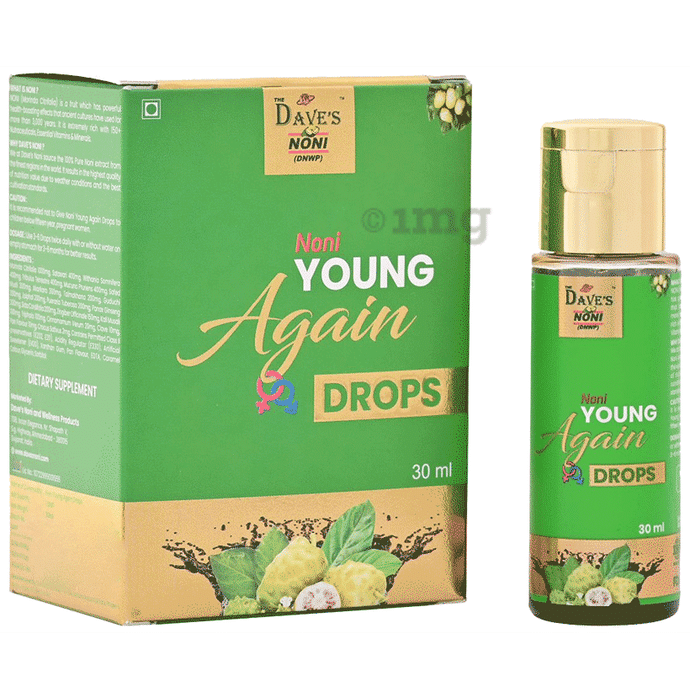 The Dave's Noni Young Again Drops for Males (30ml Each)