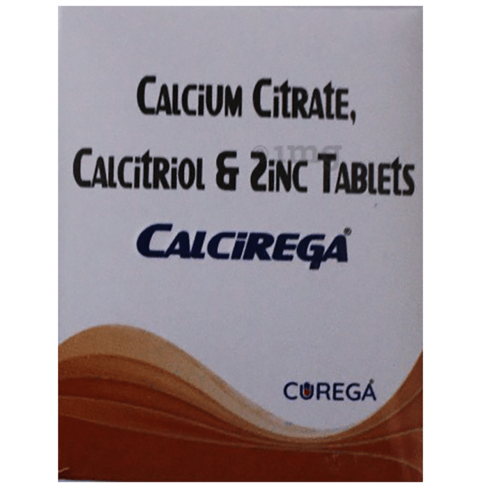 Calcirega Calcium Citrate, Calcitrol & Zinc Tablet