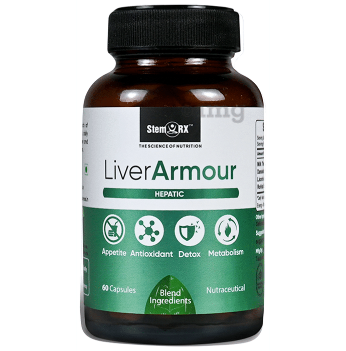 StemRx Liver Armour Capsule with Milk Thistle Extract for  Liver