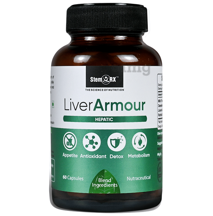 StemRx Liver Armour Capsule with Milk Thistle Extract for  Liver