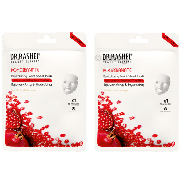 Dr. Rashel Pomegranate Sheet Mask (20gm Each)