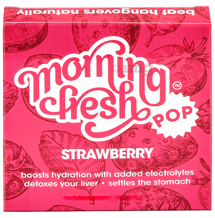 Morning Fresh POP Liver Detox Drink (7gm Each) Strawberry