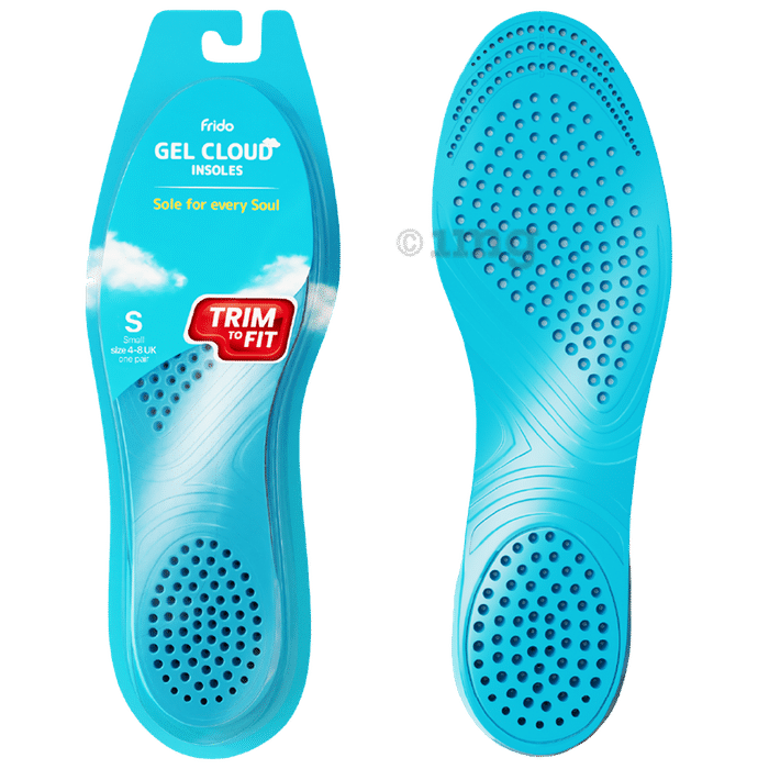 Frido Gel Cloud Ultra Comfortable Trimmable Insole Small