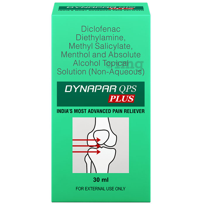 Dynapar Qps Plus Non-Aqueous Topical Solution | For Back, Neck, Shoulder, Elbow, Wrist & Knee Pain