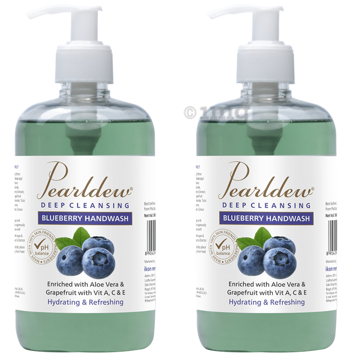 Pearldew Deep Cleansing Blueberry Handwash (500ml Each)