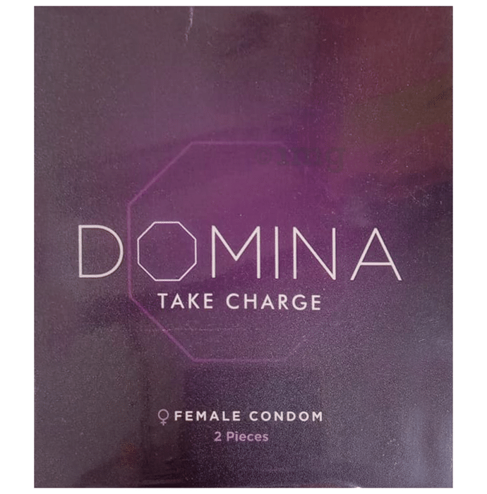 Pee Safe Domina Take Charge Female Condom (2 Each) with Disposable Bags