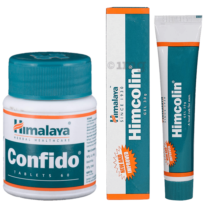 Himalaya Combo Pack of Confido Tablet & Himcolin Gel