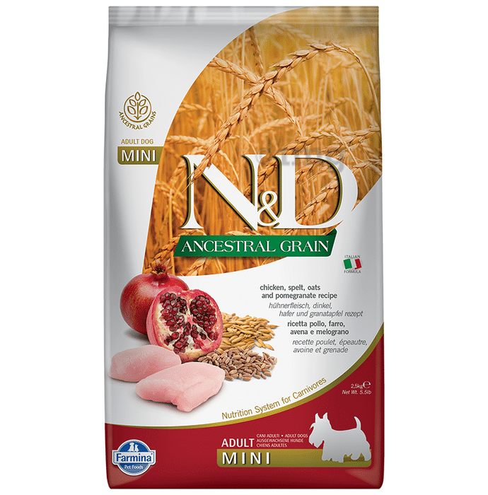 Farmina Pet Foods n7D Ancestral Grain for Adult Dog Mini Breed