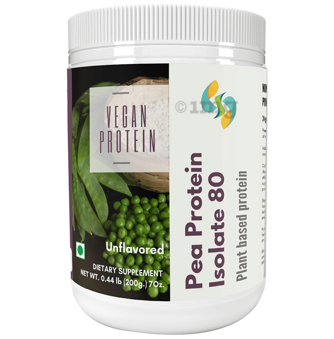 Sharrets Vegan Pea Protein Isolate 80 Powder Unflavored Buy jar of 200 gm Powder at best price