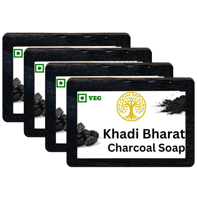 HerVeda Charcoal Soap (100gm Each)