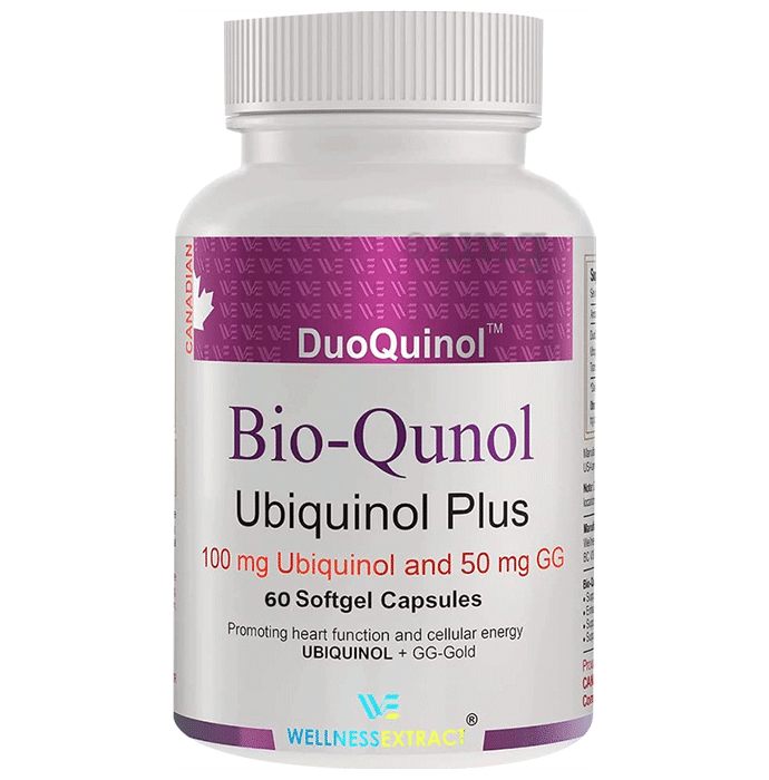 Wellness Extract Duoquinol Bio-Qunol Ubiquinol Plus Softgel Capsules
