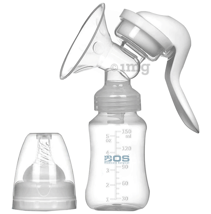 Bos Medicare Surgical Manual Breast Pump with 150ml Bottle