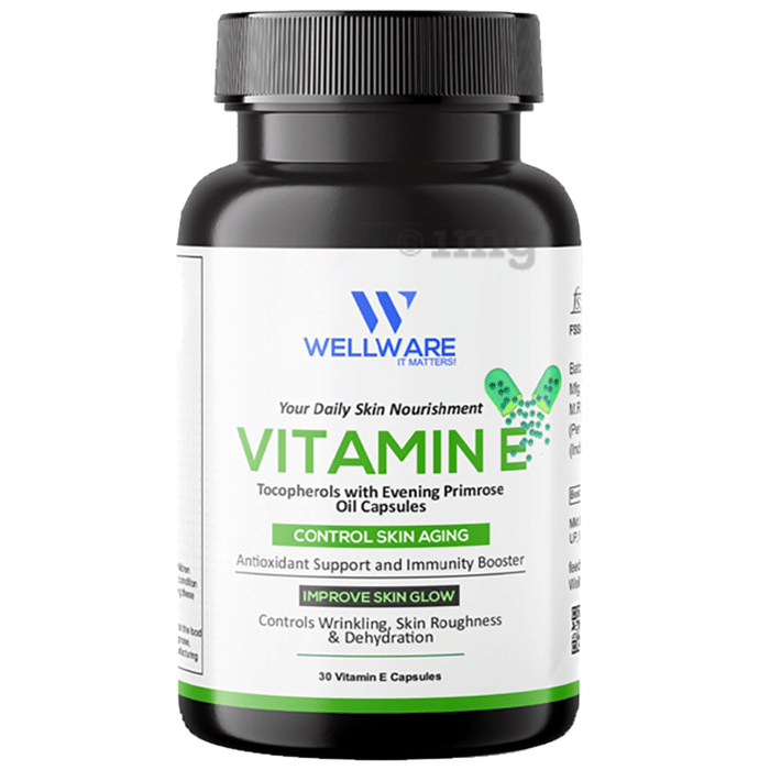 Wellware It Matters Vitamin E Capsule Buy bottle of 30.0 capsules at