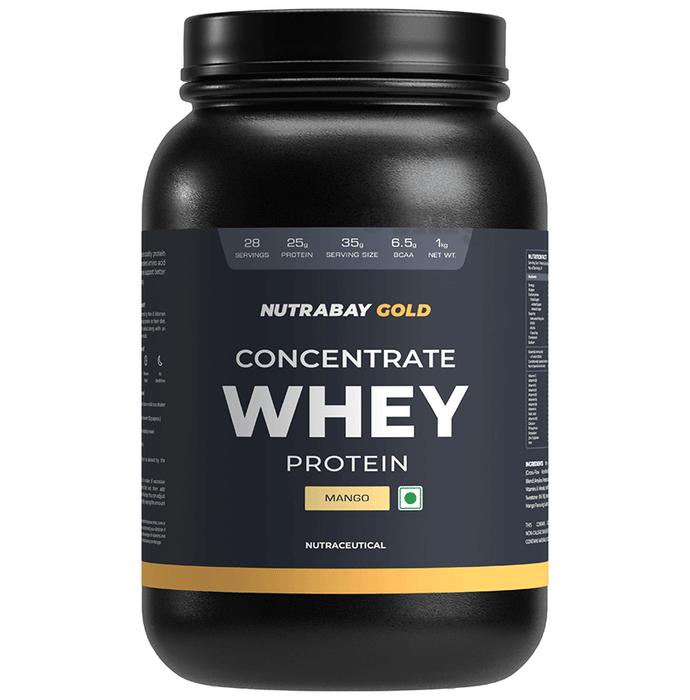 Nutrabay  Concentrate Whey Protein  Powder Mango