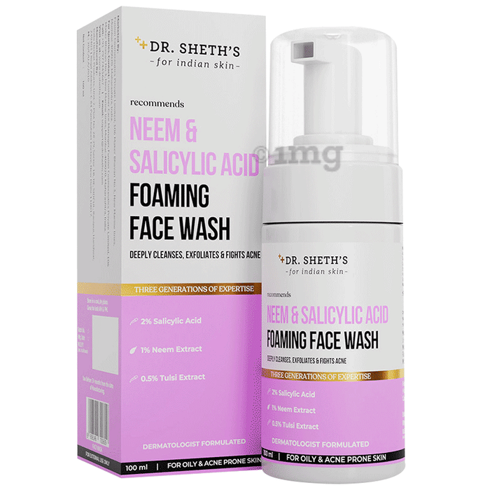 Dr. Sheth's Neem & Salicylic Acid Famoing Face Wash Buy bottle of 100.