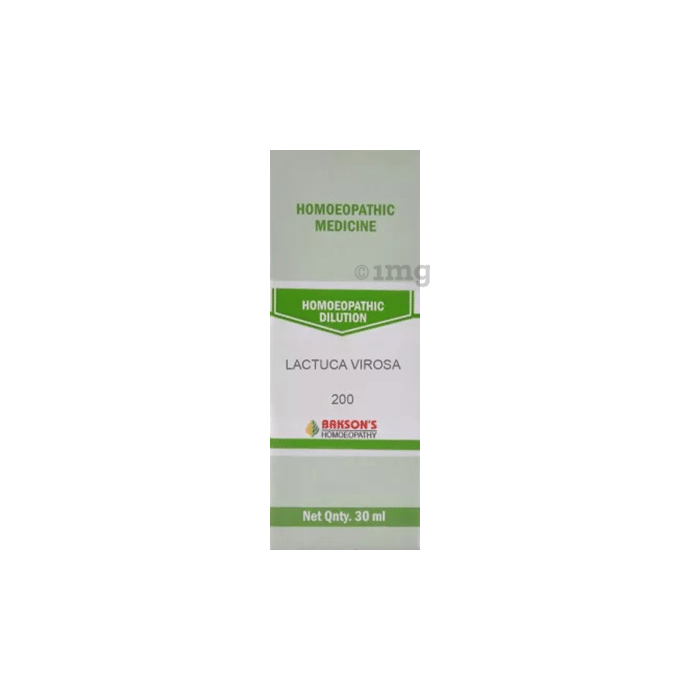 Bakson's Homeopathy Lactuca Virosa Dilution 200