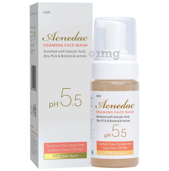 Acnedac PH 5.5 Foaming Face Wash (100ml Each)