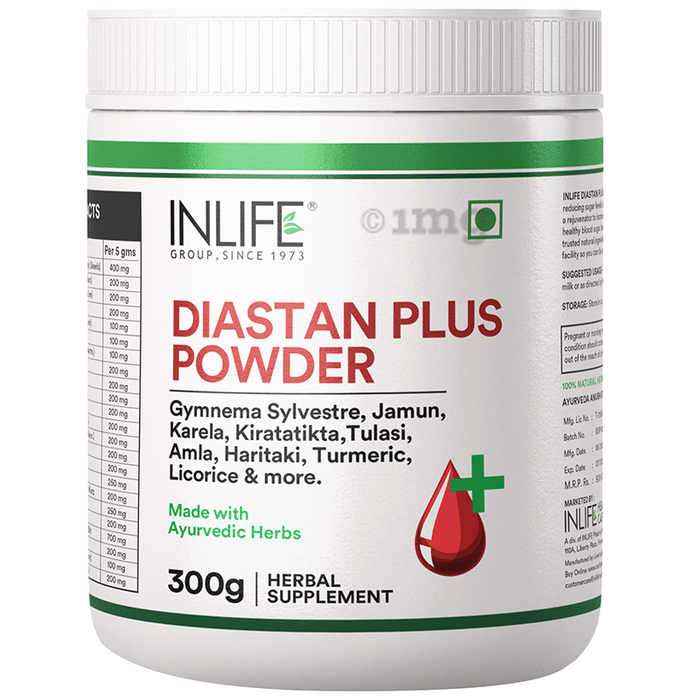 Inlife Diastan Plus Powder | Ayurvedic Herbal Supplement for Men and Women