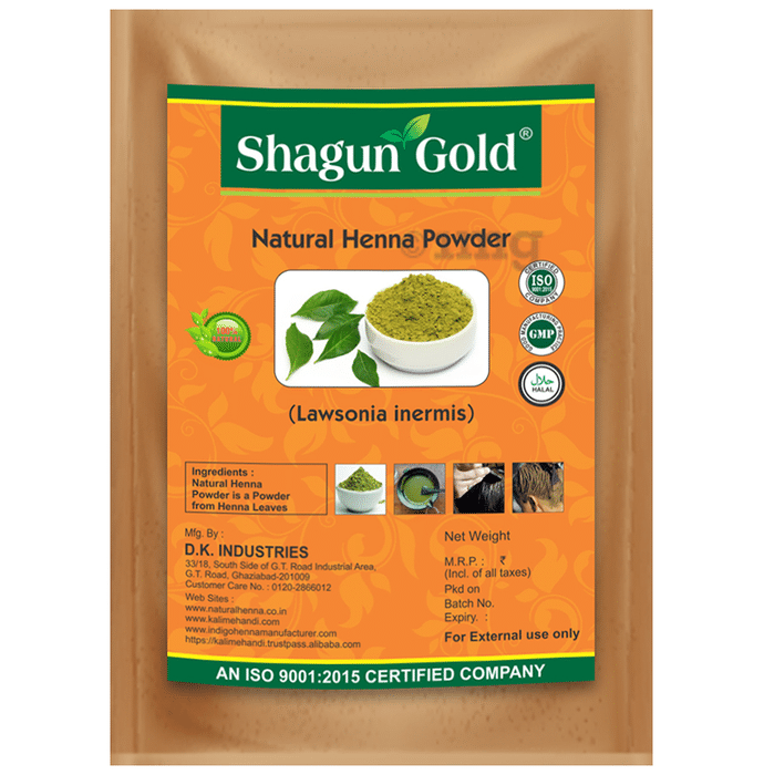 Shagun Gold Natural Henna Powder Buy Packet Of 4000 Gm Powder At Best Price In India 1mg 