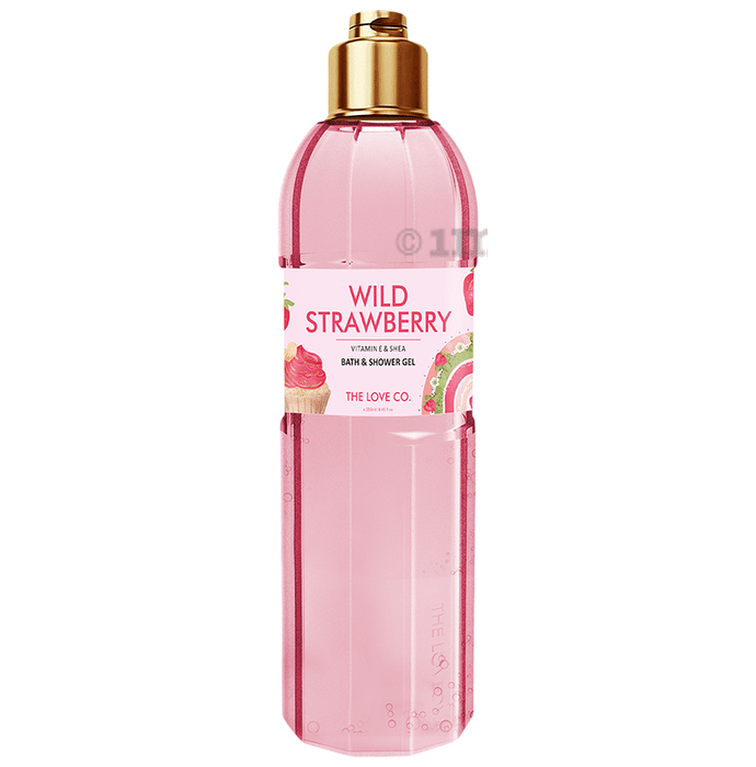 The Love Co. Wild Strawberry Bath & Shower Gel
