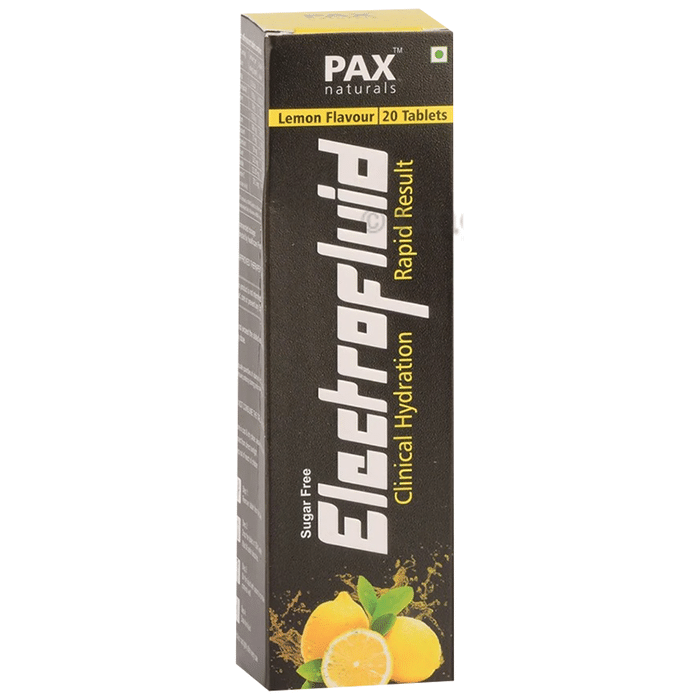 Pax Naturals Electrofluid Tablet Lemon Sugar Free