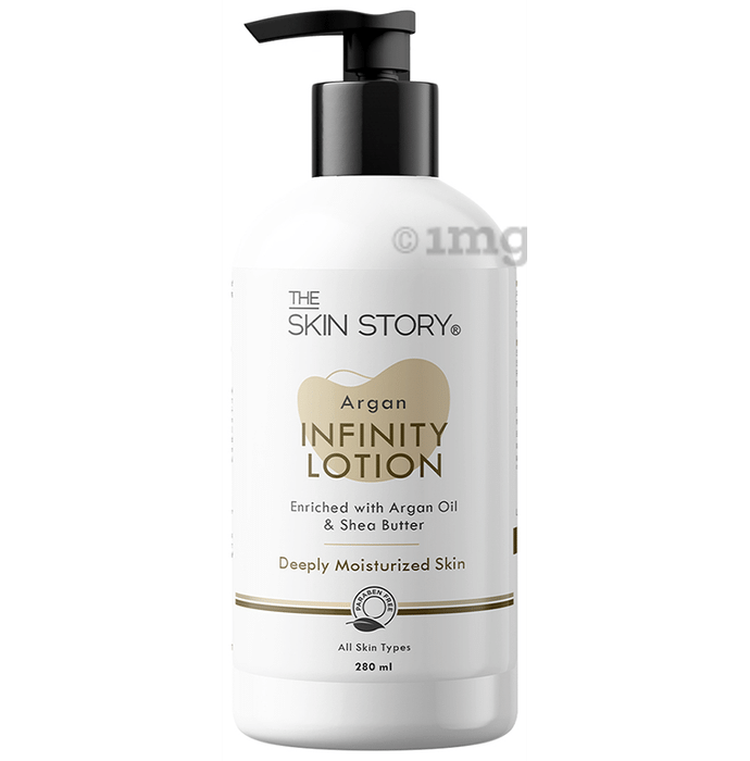 The Skin Story Argan Infinity Body Lotion With Shea Butter for Deeply Moisturized Skin