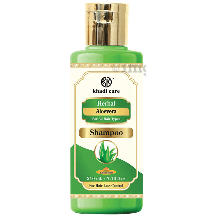Khadi Care Herbal Aloevera Shampoo