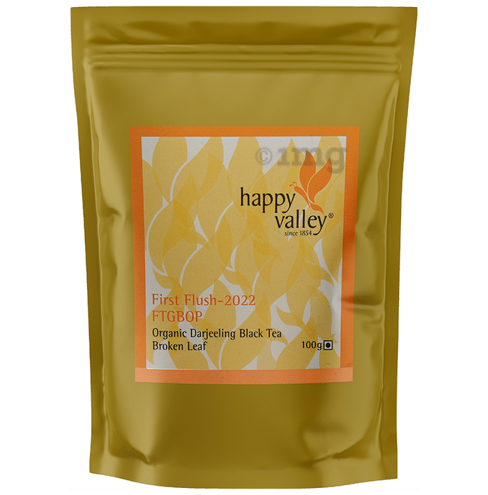 Happy Valley First Flush 2022 FTGBOP Organic Darjeeling Black Tea Broken