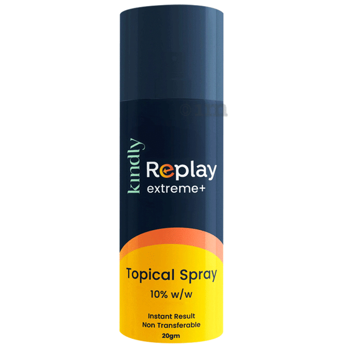 Kindly Health Replay Extreme+ Topical Spray 10% w/v (20gm Each)