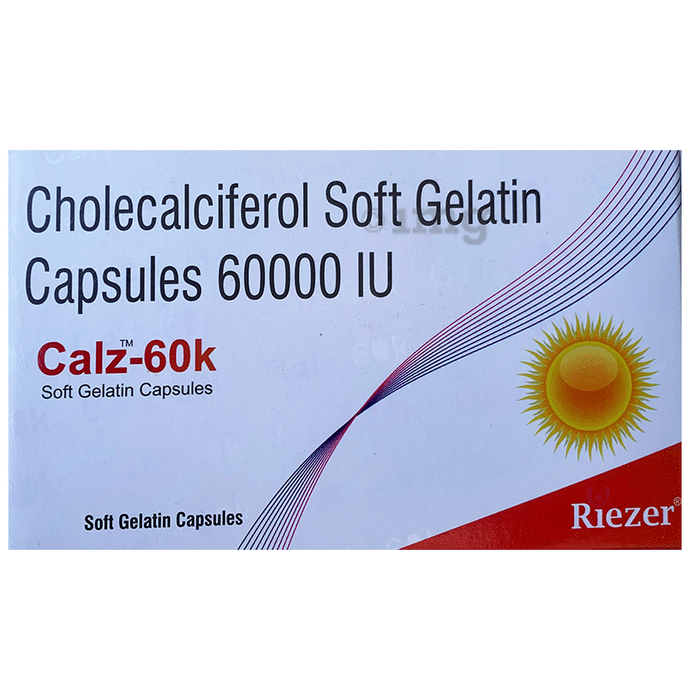 Calz 60k Soft Gelatin Capsule