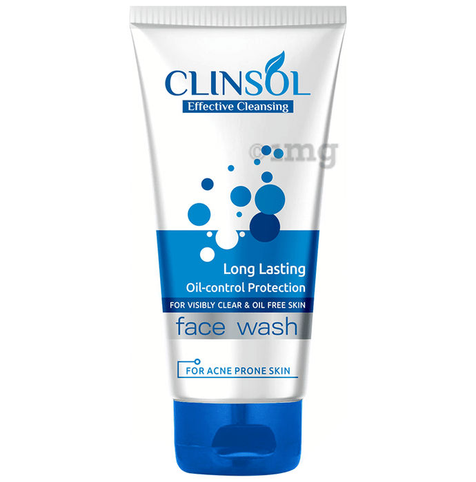 Leeford Clinsol Long Lasting Oil-Control Protection Face Wash for Acne Prone Skin
