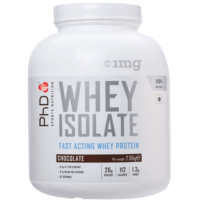 PHD Sports Nutrition Whey Isolate Fast Acting Whey Protein Chocolate