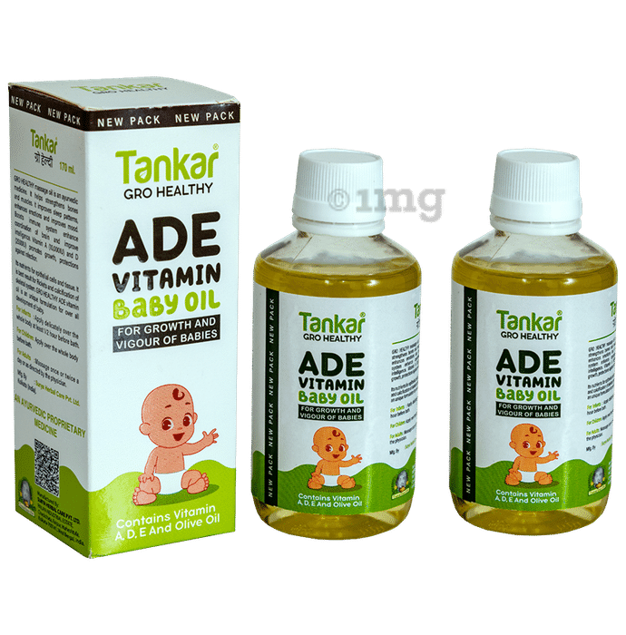 Tankar ADE Vitamin Baby Oil(170ml Each)