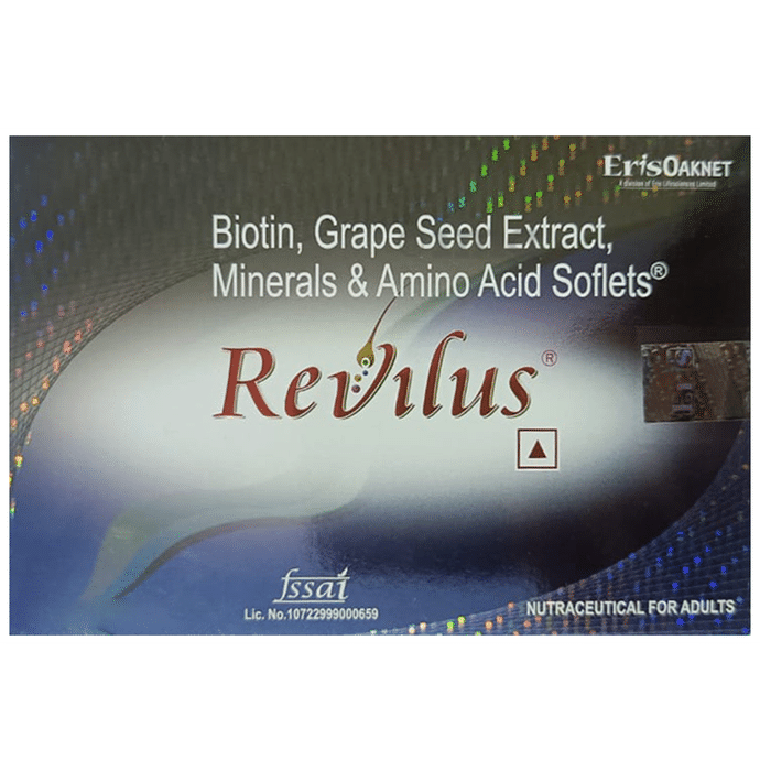 Revilus Soflets with Multivitamins, Micronutrients & Minerals | For Healthy Hair Growth