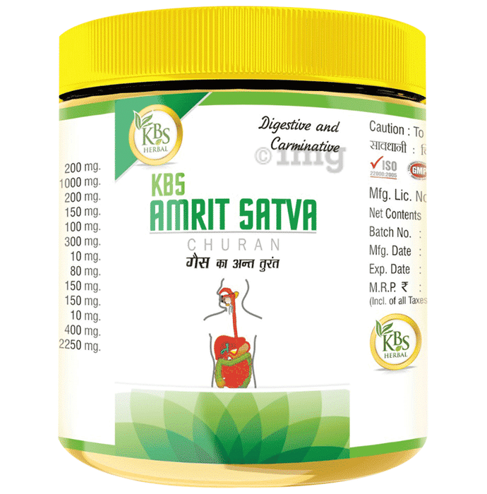 KBS Herbal Amrit Satva Churan: Buy jar of 100.0 gm Churna at best price ...