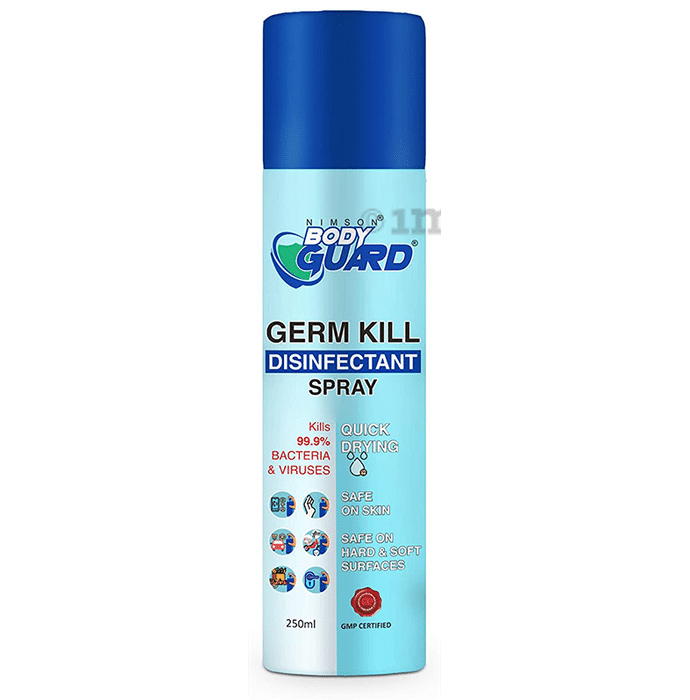 Nimson Body Guard Germ Kill Disinfectant Spray (250ml Each) Bottle