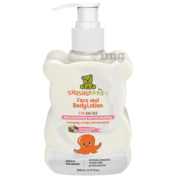 ShuShu Babies Face and Body Lotion for Babies Everyday Orange and Mandarin