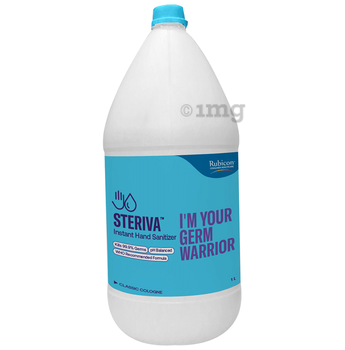 Steriva Instant Hand Sanitizer 80% Ethanol Classic Cologne