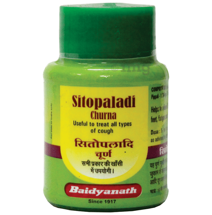 Baidyanath (Nagpur) Sitopaladi Churna for Respiratory Care | Helps Relieve Cough