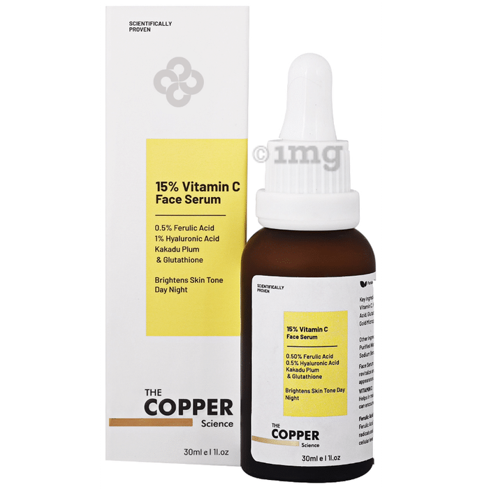 The Copper Science 15% Vitamin C Face Serum