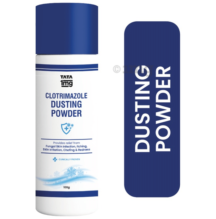 Tata 1mg Antifungal Dusting Powder for Sweat Rash, Itching, Skin Irritation, Chafing & Redness