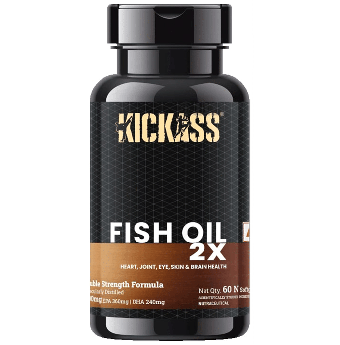 Kickass Fish Oil 2X Softgel Capsule