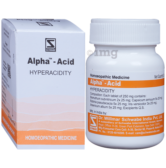 Dr Willmar Schwabe India Alpha - Acid Tablet